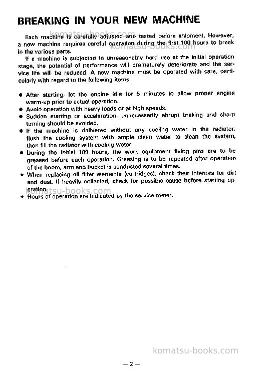 Komatsu pc220lc-5jpn-custom Operation manual cover Page 3 Komatsu pc220lc-5jpn-custom Operation manual cover Page 3