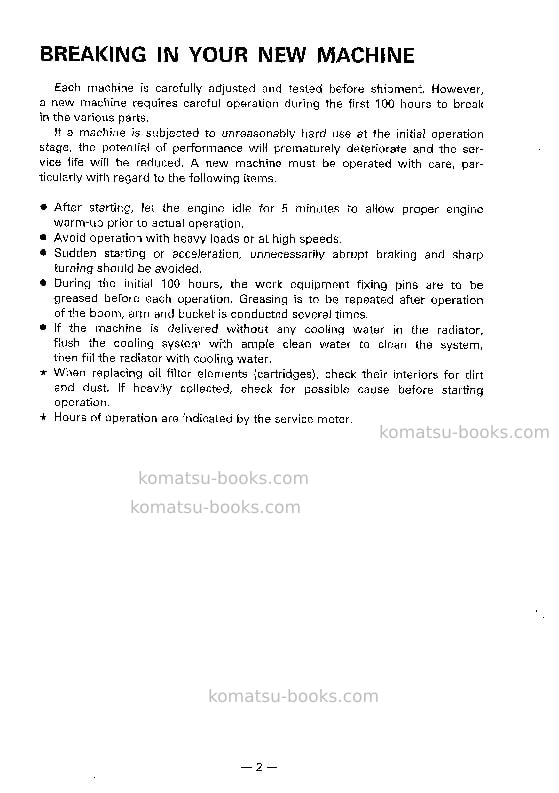 Komatsu pc300-5jpn-custom Operation manual cover Page 3 Komatsu pc300-5jpn-custom Operation manual cover Page 3