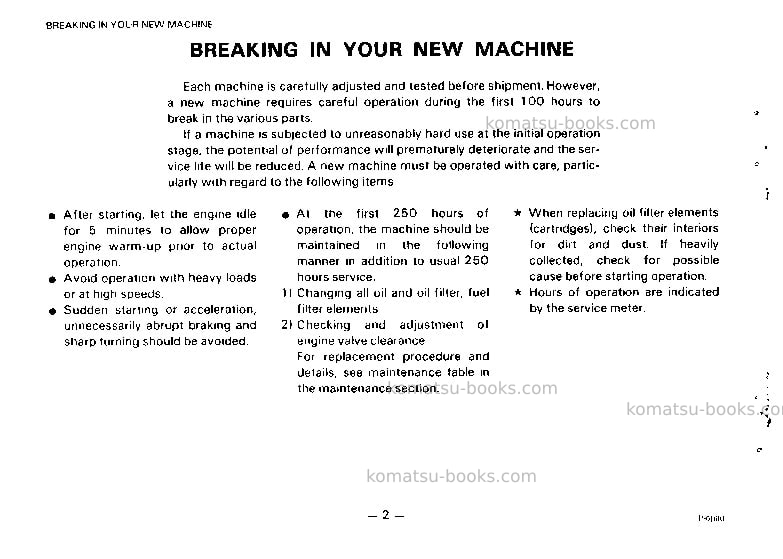 Komatsu pc650-3jpn Operation manual cover Page 3 Komatsu pc650-3jpn Operation manual cover Page 3