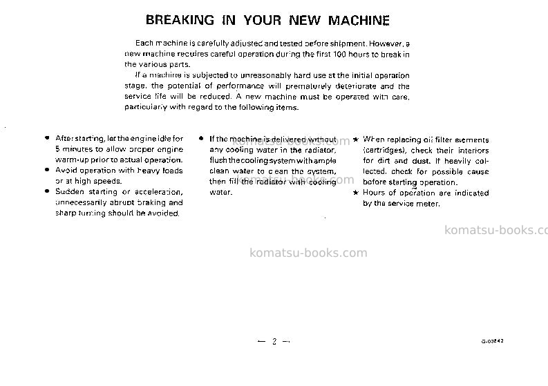 Komatsu cs360-2jpn Operation manual cover Page 3 Komatsu cs360-2jpn Operation manual cover Page 3