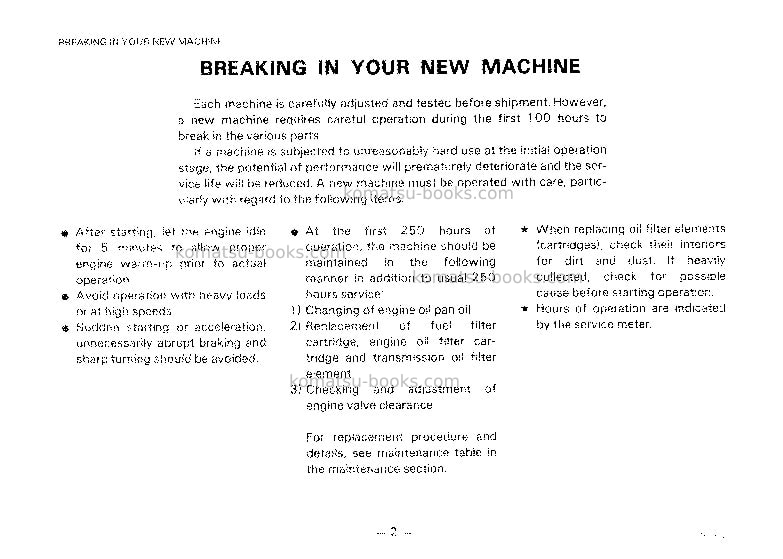 Komatsu wa70-1jpn Operation manual cover Page 3 Komatsu wa70-1jpn Operation manual cover Page 3