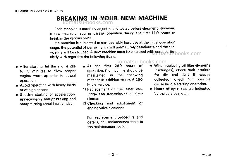 Komatsu wa450-1jpn-c spec Operation manual cover Page 3 Komatsu wa450-1jpn-c spec Operation manual cover Page 3