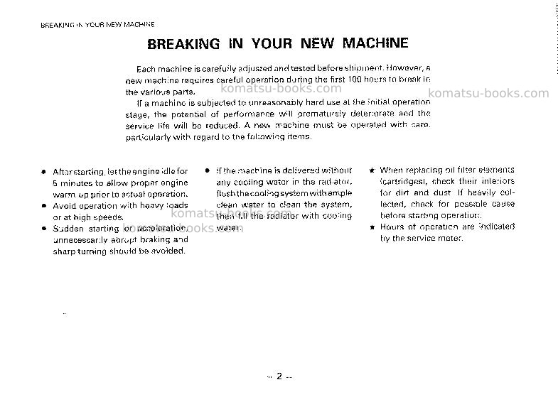 Komatsu wa600-1jpn Operation manual cover Page 3 Komatsu wa600-1jpn Operation manual cover Page 3