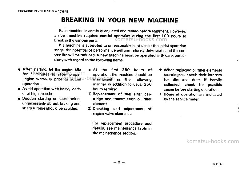 Komatsu wa800-2jpn Operation manual cover Page 3 Komatsu wa800-2jpn Operation manual cover Page 3