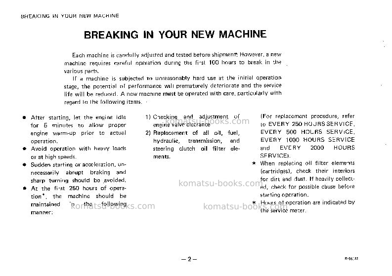 Komatsu d53s-16jpn Operation manual cover Page 3 Komatsu d53s-16jpn Operation manual cover Page 3
