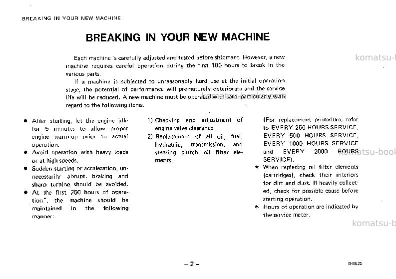 Komatsu d53p-16jpn Operation manual cover Page 3 Komatsu d53p-16jpn Operation manual cover Page 3