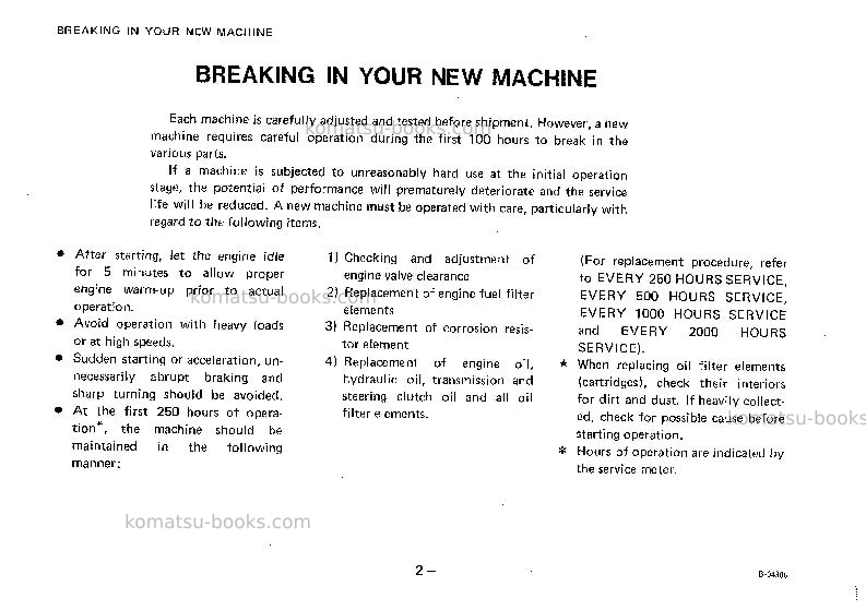 Komatsu d85p-18jpn Operation manual cover Page 3 Komatsu d85p-18jpn Operation manual cover Page 3