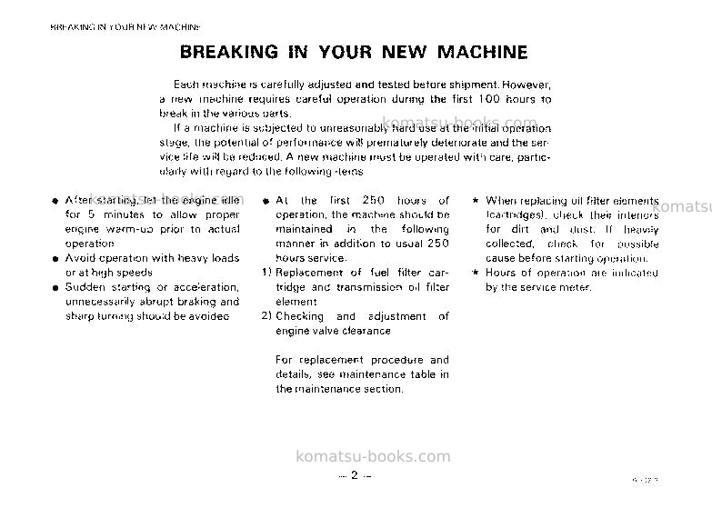 Komatsu wa380-1jpn Operation manual cover Page 3 Komatsu wa380-1jpn Operation manual cover Page 3