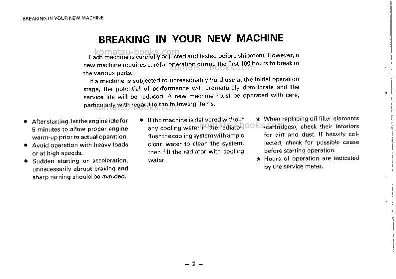 Komatsu wa380-1jpn Operation manual cover Page 3 Komatsu wa380-1jpn Operation manual cover Page 3