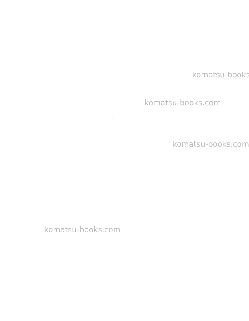 Komatsu pc600lc-6jpn Field assembly manual cover Page 3 Komatsu pc600lc-6jpn Field assembly manual cover Page 3