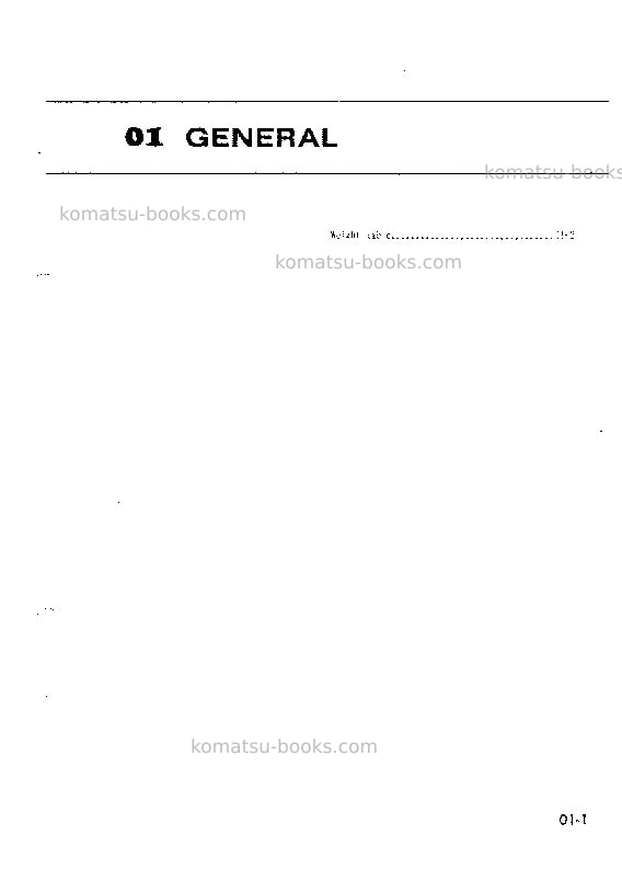 Komatsu d85a-21jpn-b Repair & maintenance cover Page 3