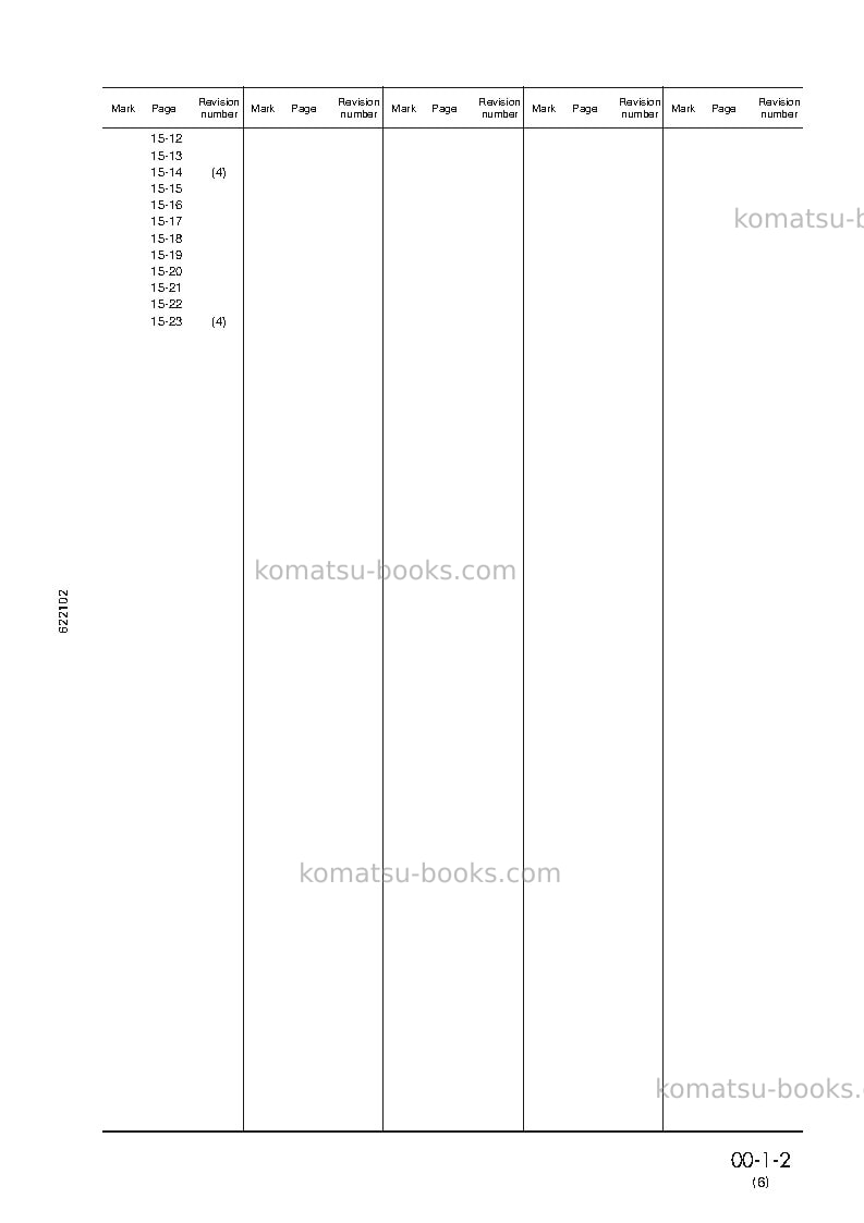 Komatsu s6d108-2jpn Repair & maintenance cover Page 3 Komatsu s6d108-2jpn Repair & maintenance cover Page 3