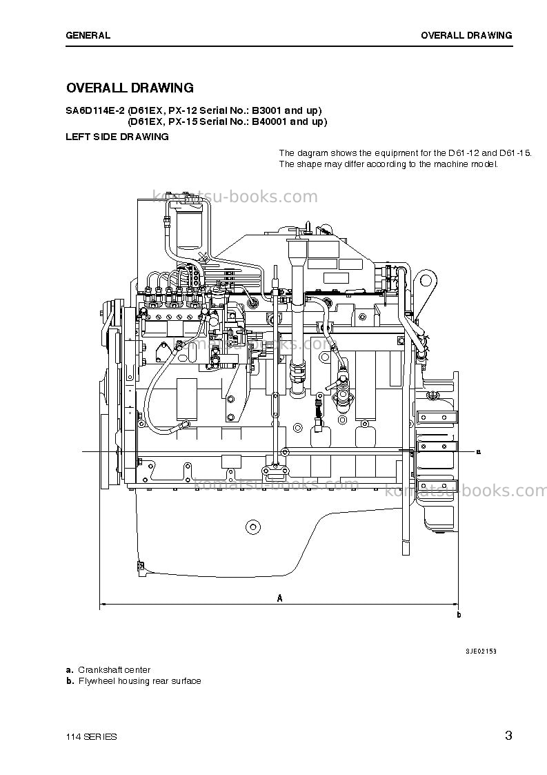Komatsu 114 seriesbra Ремонт и обслуживание обложка Страница 3 Komatsu 114 seriesbra Ремонт и обслуживание обложка Страница 3