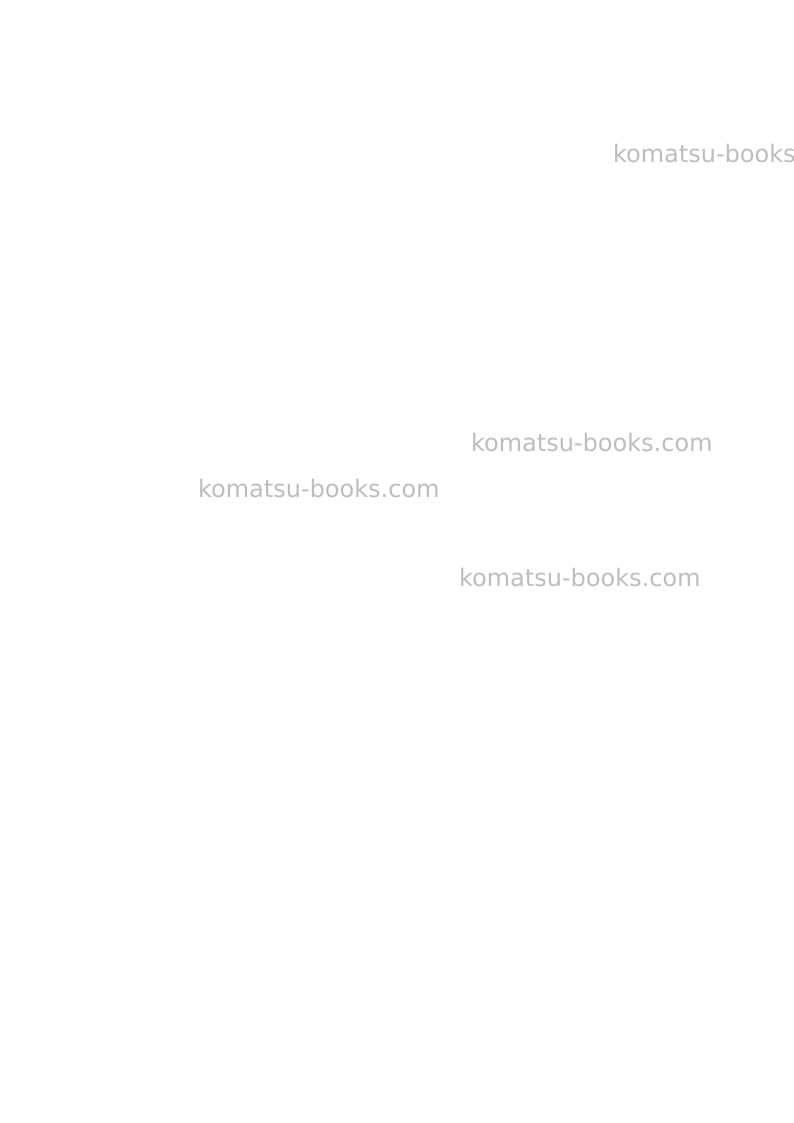 Komatsu hd785-7ind-50c degree m/c spec Repair & maintenance cover Page 3