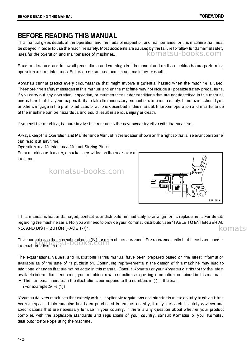 Komatsu d65px-16jpn Operation manual cover Page 3 Komatsu d65px-16jpn Operation manual cover Page 3