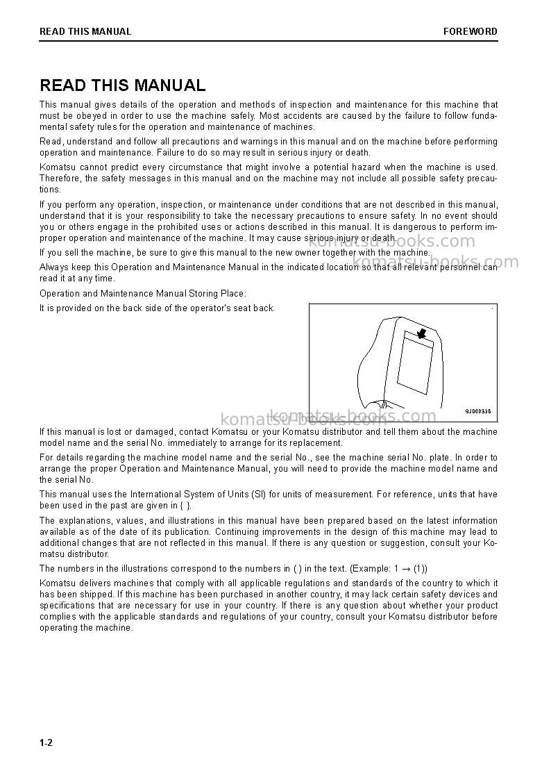 Komatsu d61px-24jpn Operation manual cover Page 3 Komatsu d61px-24jpn Operation manual cover Page 3