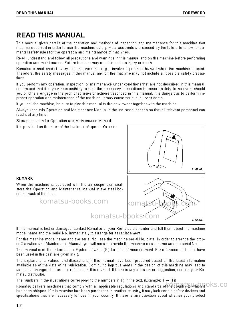 Komatsu d39px-24jpn Operation manual cover Page 3 Komatsu d39px-24jpn Operation manual cover Page 3
