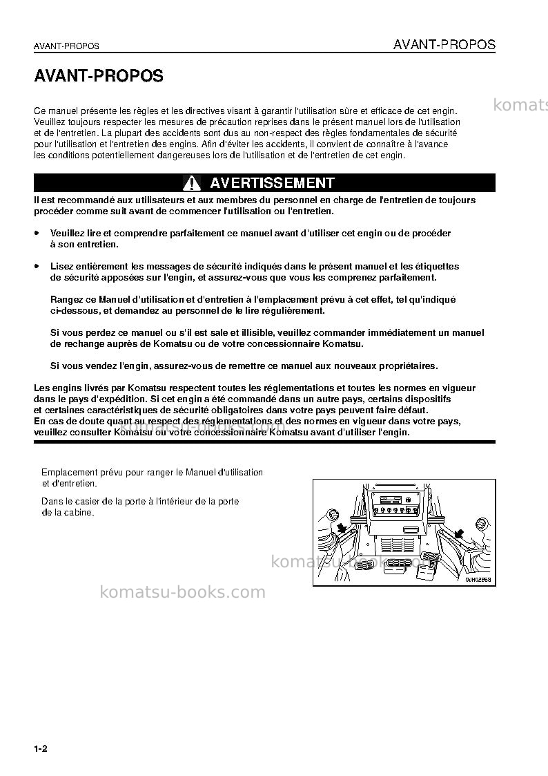 Komatsu d85px-15jpn Manuel d'utilisation couverture Page 3 Komatsu d85px-15jpn Manuel d'utilisation couverture Page 3