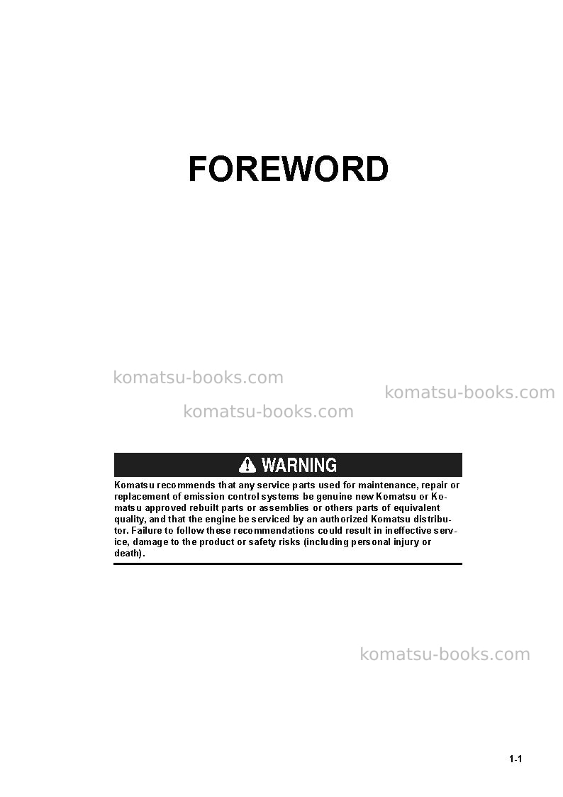 Komatsu pc240nlc-11gbr Operation manual cover Page 3 Komatsu pc240nlc-11gbr Operation manual cover Page 3