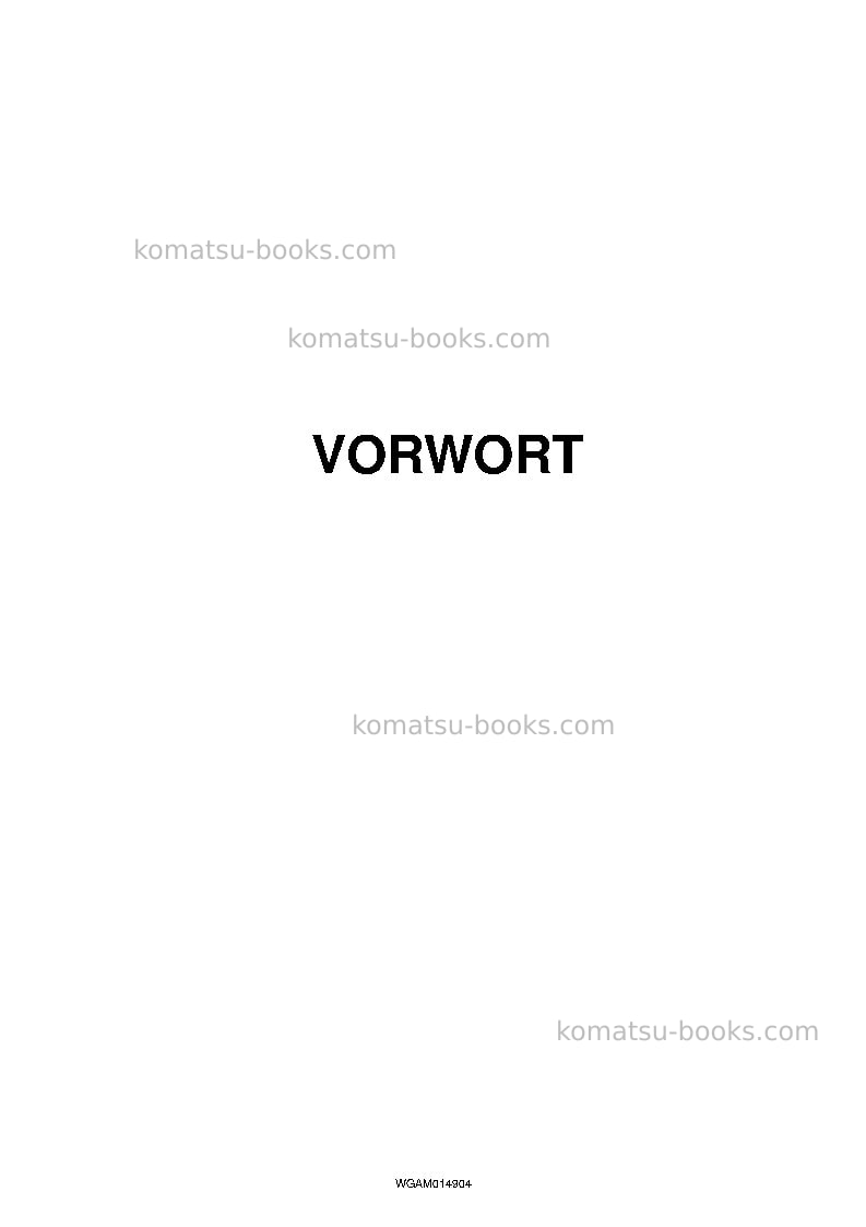Komatsu pw118mr-8ita Betriebsanleitung Titelseite Seite 3 Komatsu pw118mr-8ita Betriebsanleitung Titelseite Seite 3