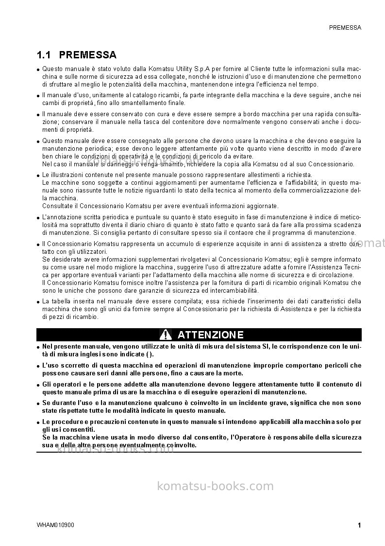 Komatsu sk1026-5ita-turbo Manuale operativo copertina Pagina 3