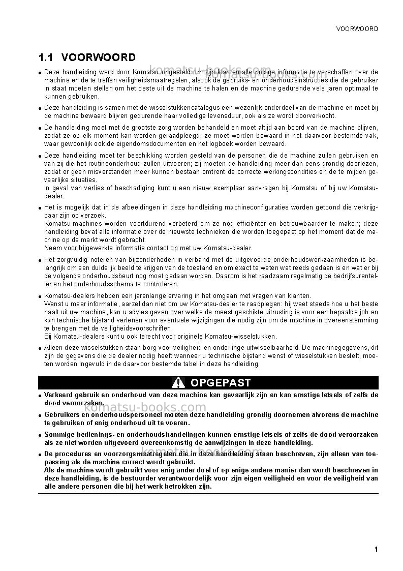 Komatsu ck35-1ita Operation manual cover Page 3
