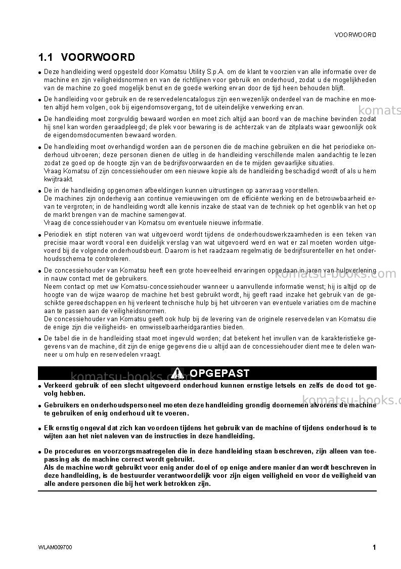 Komatsu pc80mr-3ita Operation manual cover Page 3 Komatsu pc80mr-3ita Operation manual cover Page 3