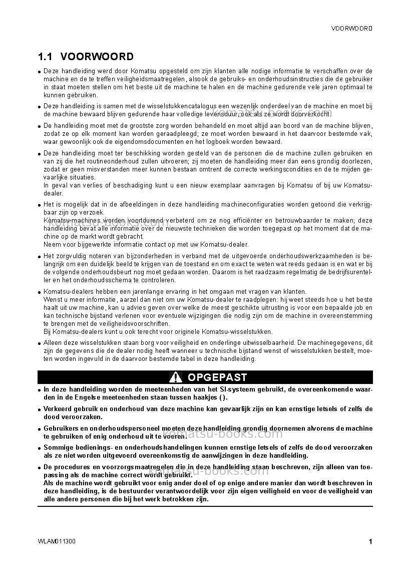 Komatsu ck35-1ita Operation manual cover Page 3 Komatsu ck35-1ita Operation manual cover Page 3