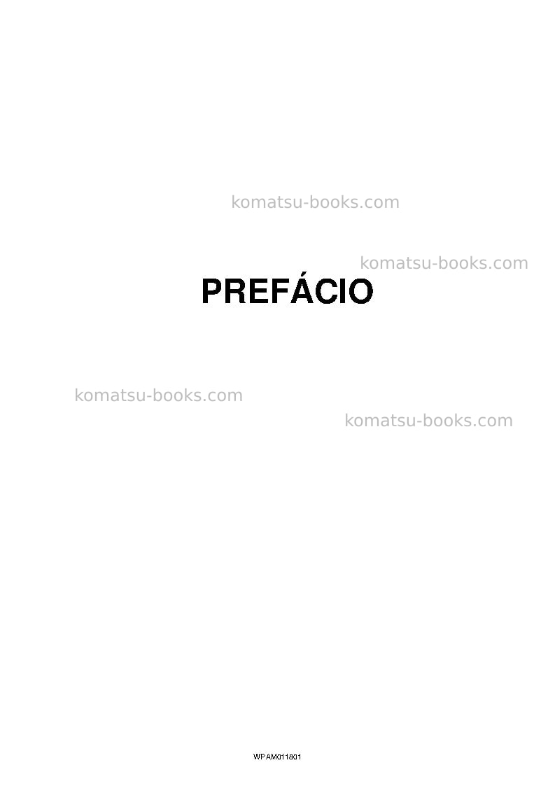 Komatsu pc09-1ita Manual de operação capa Página 3