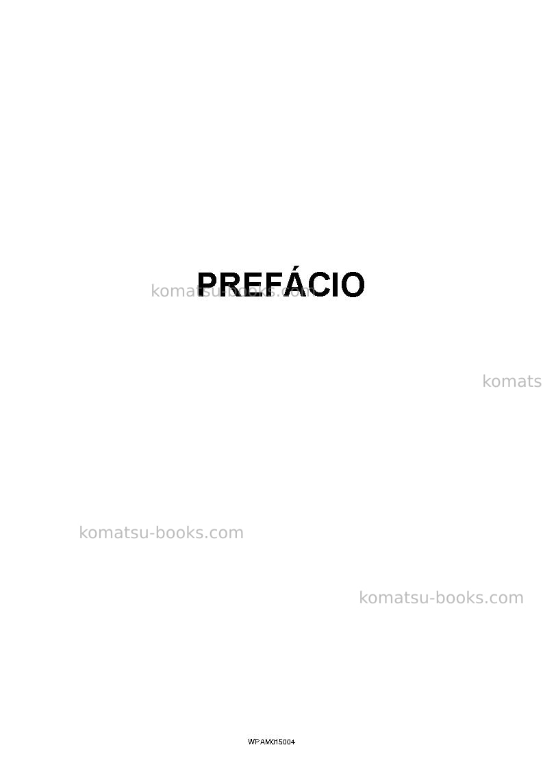 Komatsu pw98mr-8ita Manual de operação capa Página 3 Komatsu pw98mr-8ita Manual de operação capa Página 3