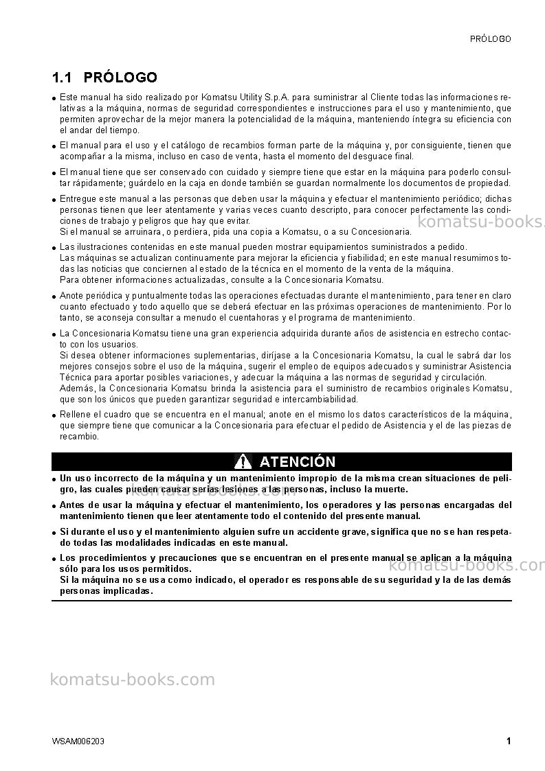 Komatsu ck30-1ita Manual de operación cover Page 3 Komatsu ck30-1ita Manual de operación cover Page 3