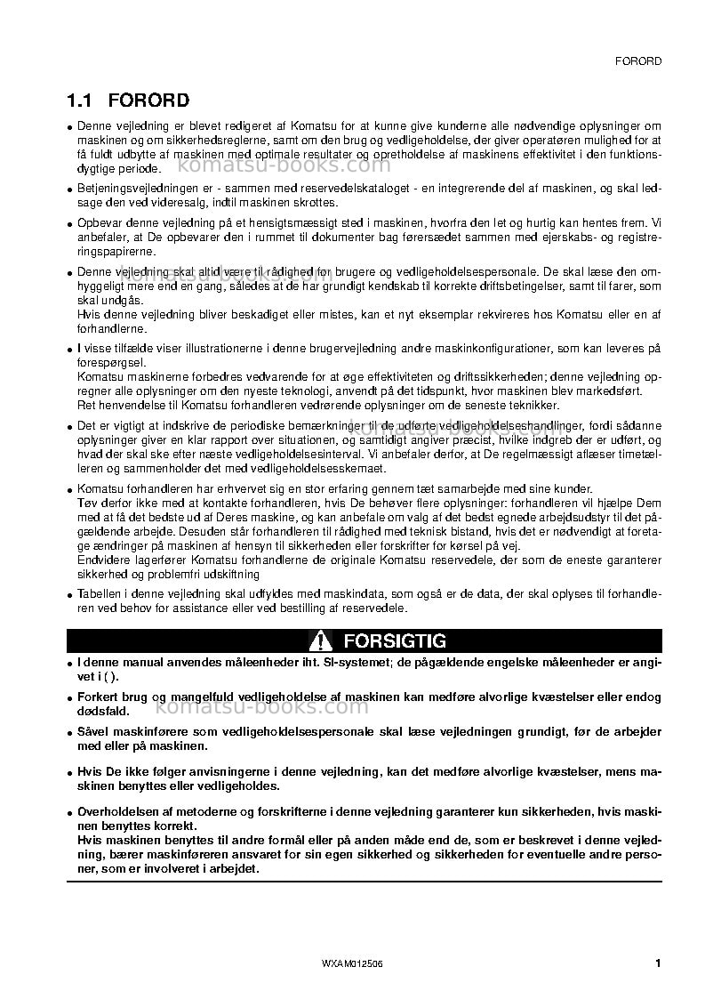Komatsu pc26mr-3ita Operation manual cover Page 3 Komatsu pc26mr-3ita Operation manual cover Page 3