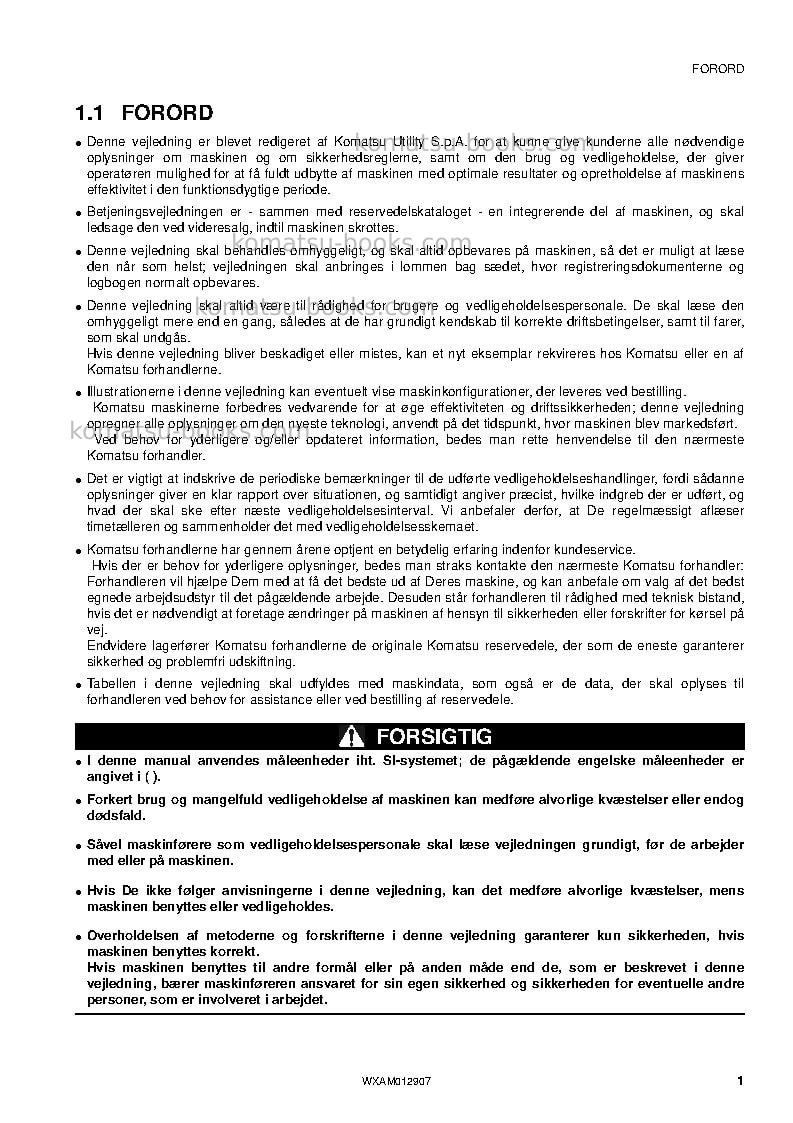Komatsu pc80mr-3ita Operation manual cover Page 3 Komatsu pc80mr-3ita Operation manual cover Page 3