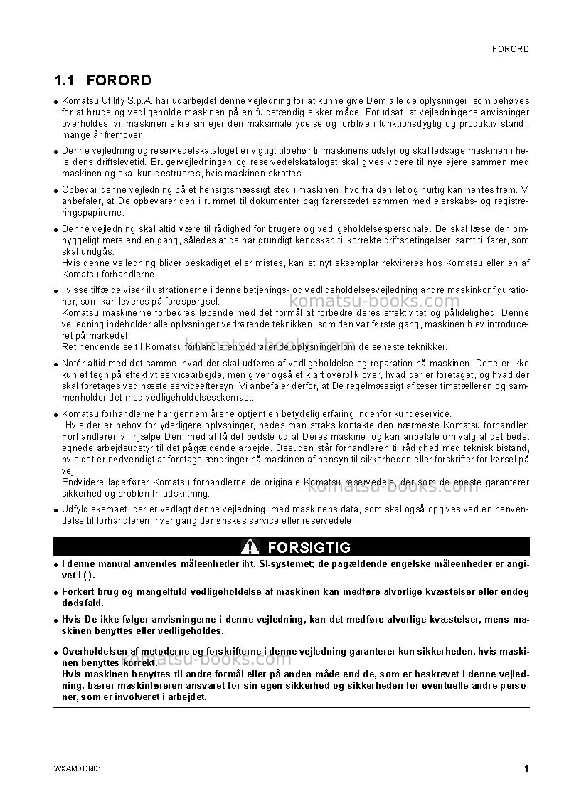 Komatsu pc20mr-2ita Operation manual cover Page 3 Komatsu pc20mr-2ita Operation manual cover Page 3