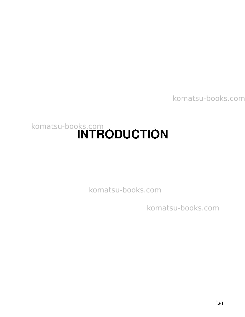 Komatsu gd650aw-2usa-e Operation manual cover Page 4 Komatsu gd650aw-2usa-e Operation manual cover Page 4