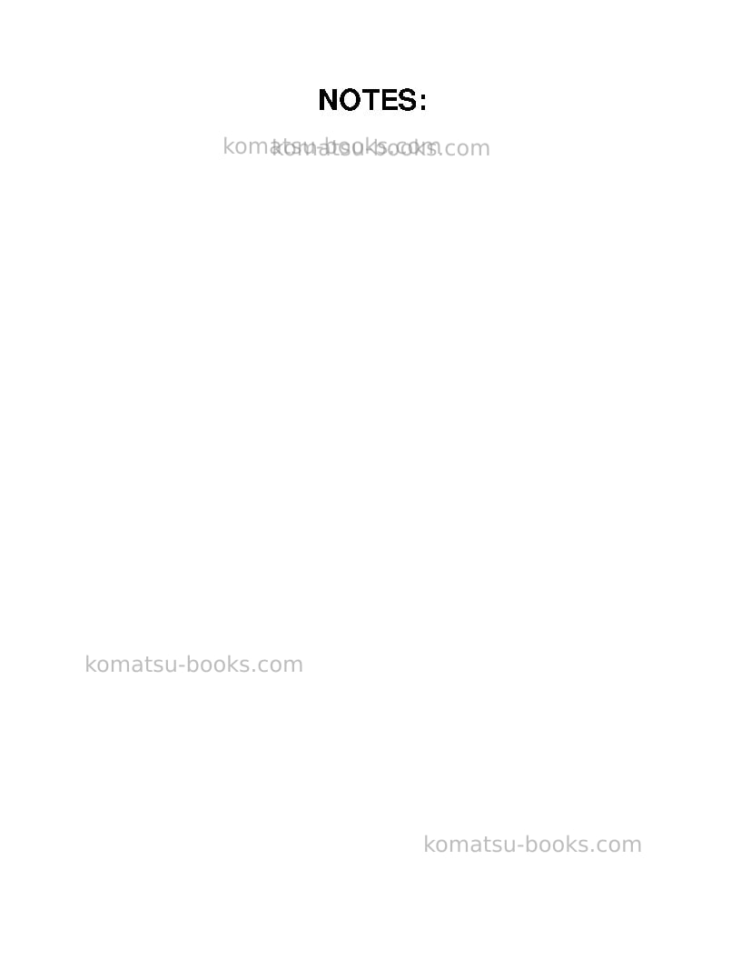 Komatsu 930e-2usa-5 Operation manual cover Page 4
