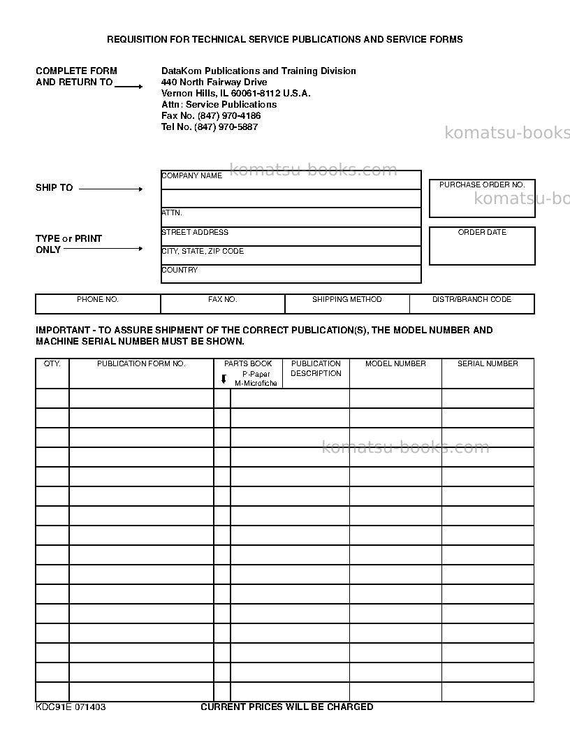 Komatsu wa380-5usa-l Operation manual cover Page 4