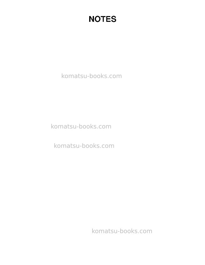 Komatsu 930e-2usa-3 Operation manual cover Page 4 Komatsu 930e-2usa-3 Operation manual cover Page 4