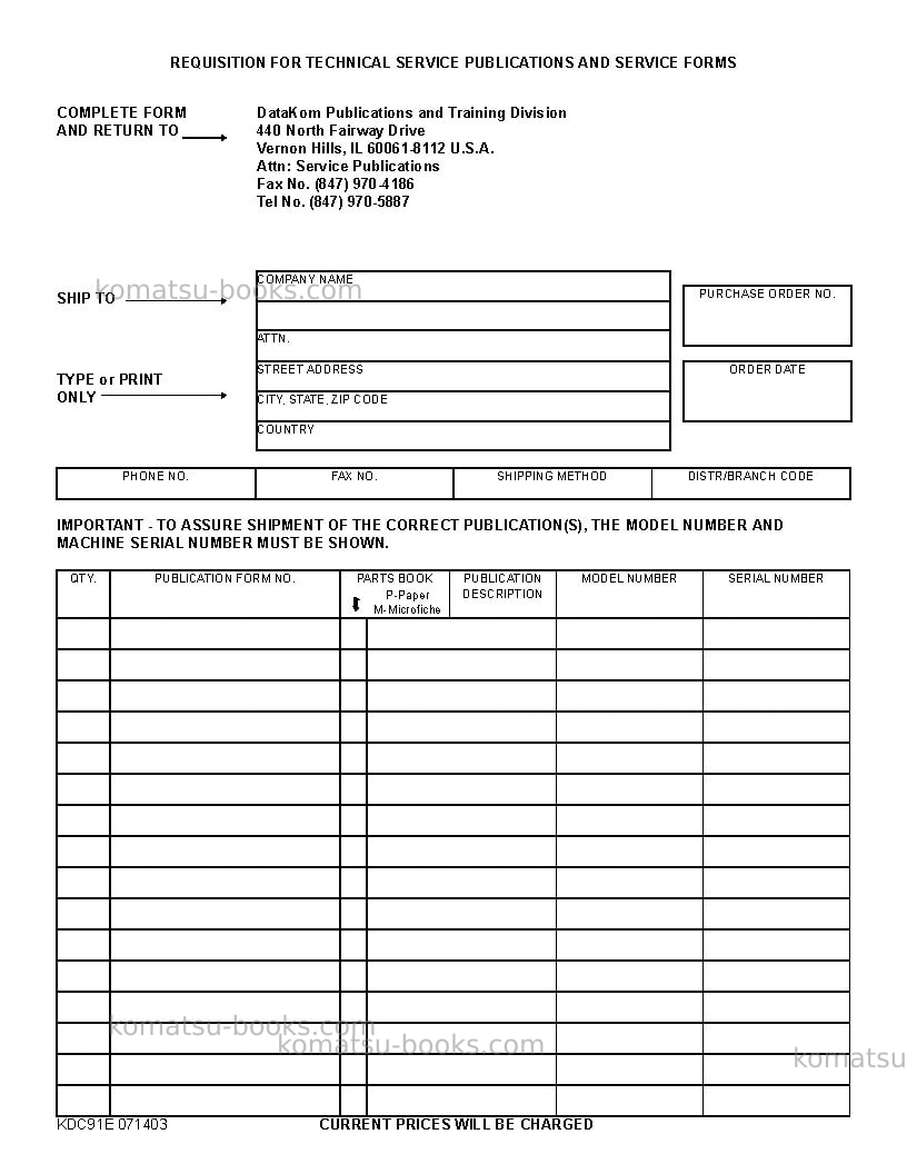 Komatsu pc400lc-7usa-l Operation manual cover Page 4 Komatsu pc400lc-7usa-l Operation manual cover Page 4