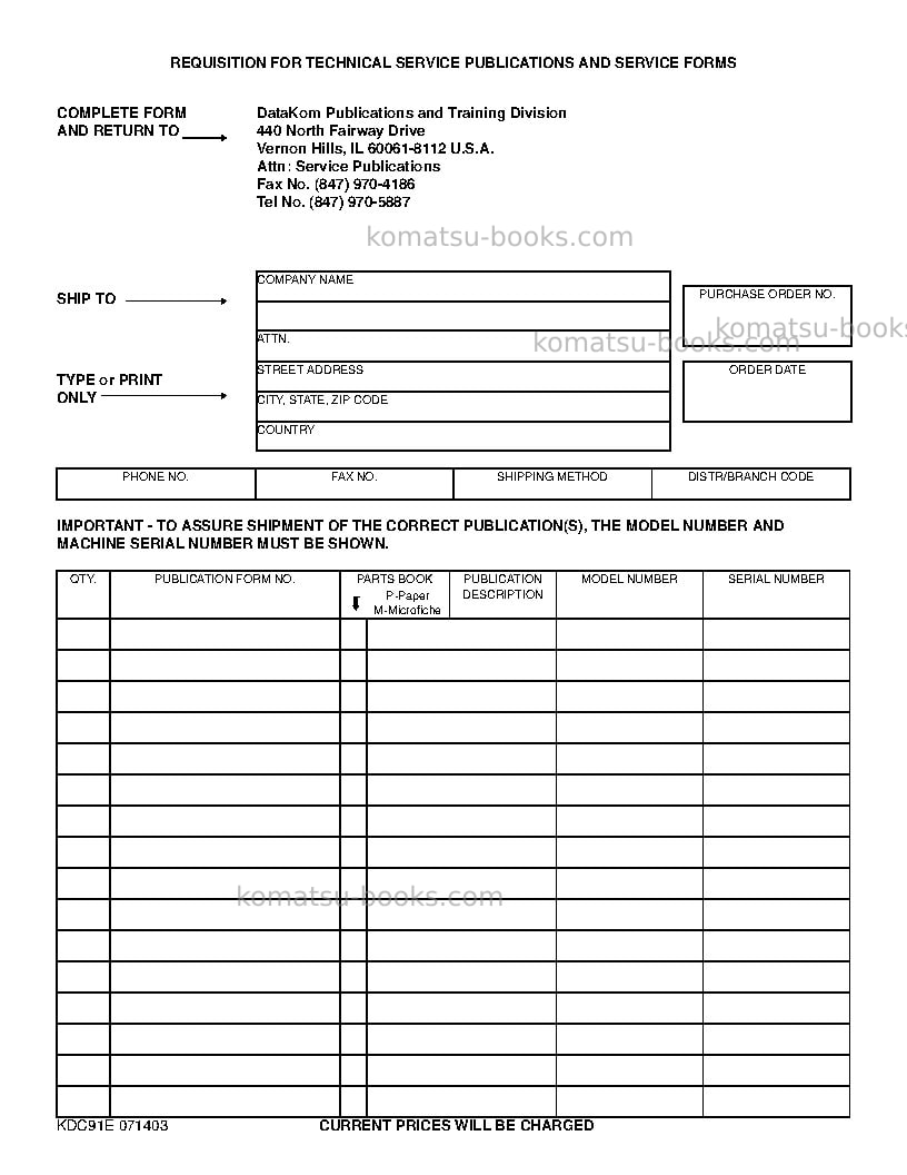 Komatsu wb150aws-2usa-n Operation manual cover Page 4