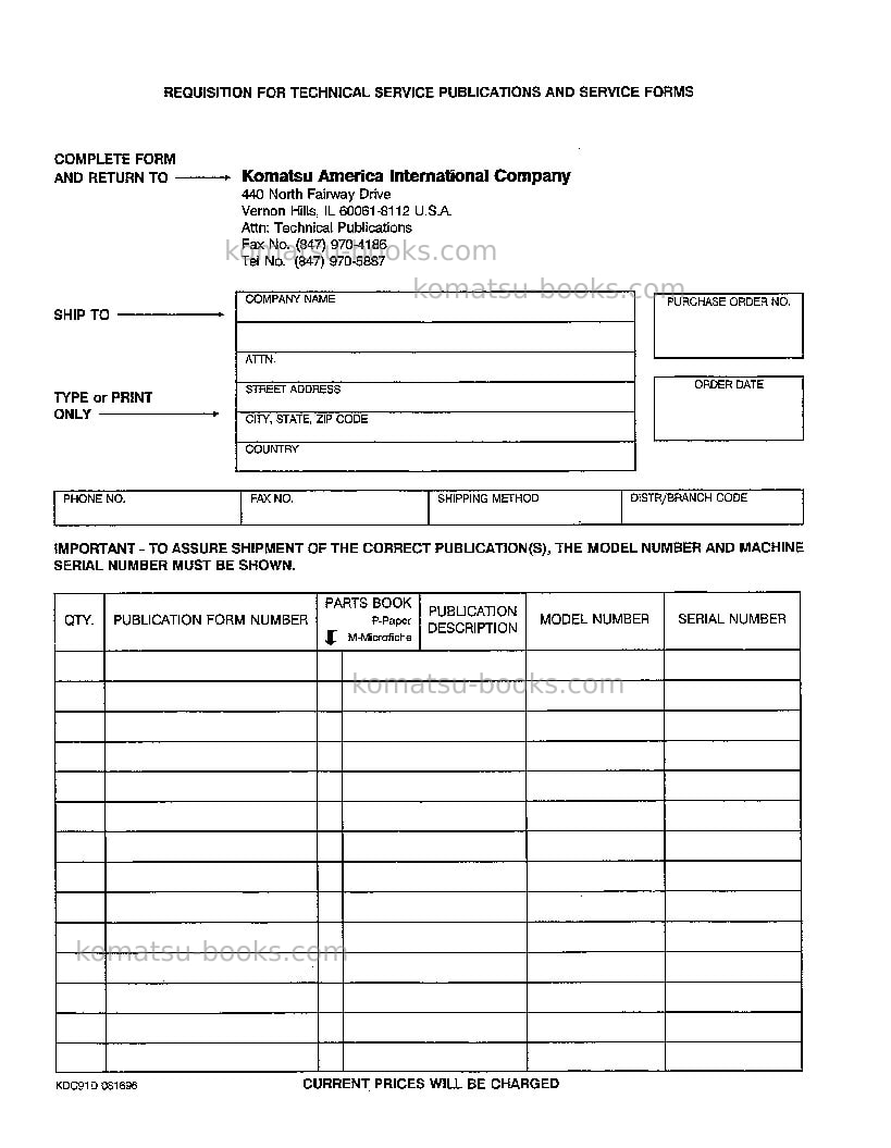 Komatsu wa500-1jpn-lc Operation manual cover Page 4