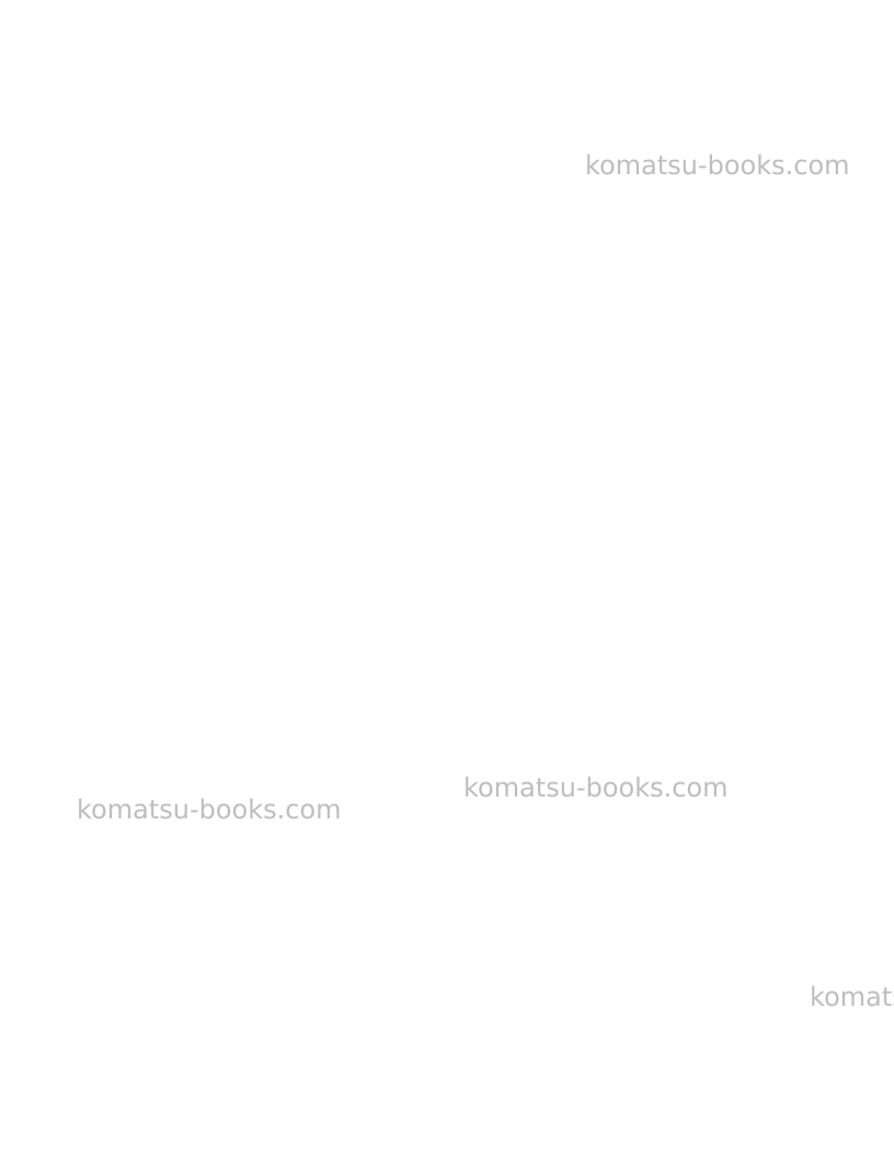 Komatsu pc450lc-6gbr-k Operation manual cover Page 4 Komatsu pc450lc-6gbr-k Operation manual cover Page 4