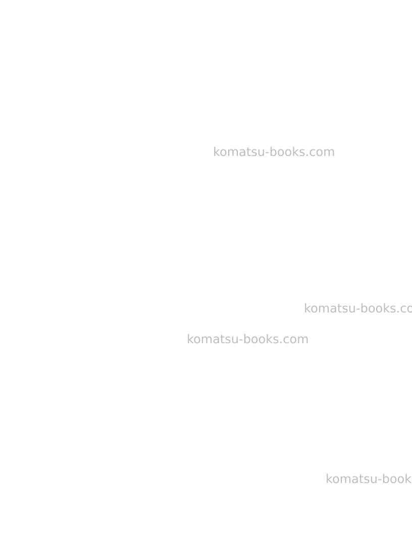 Komatsu wb93s-5ita-tier 3 Operation manual cover Page 4 Komatsu wb93s-5ita-tier 3 Operation manual cover Page 4