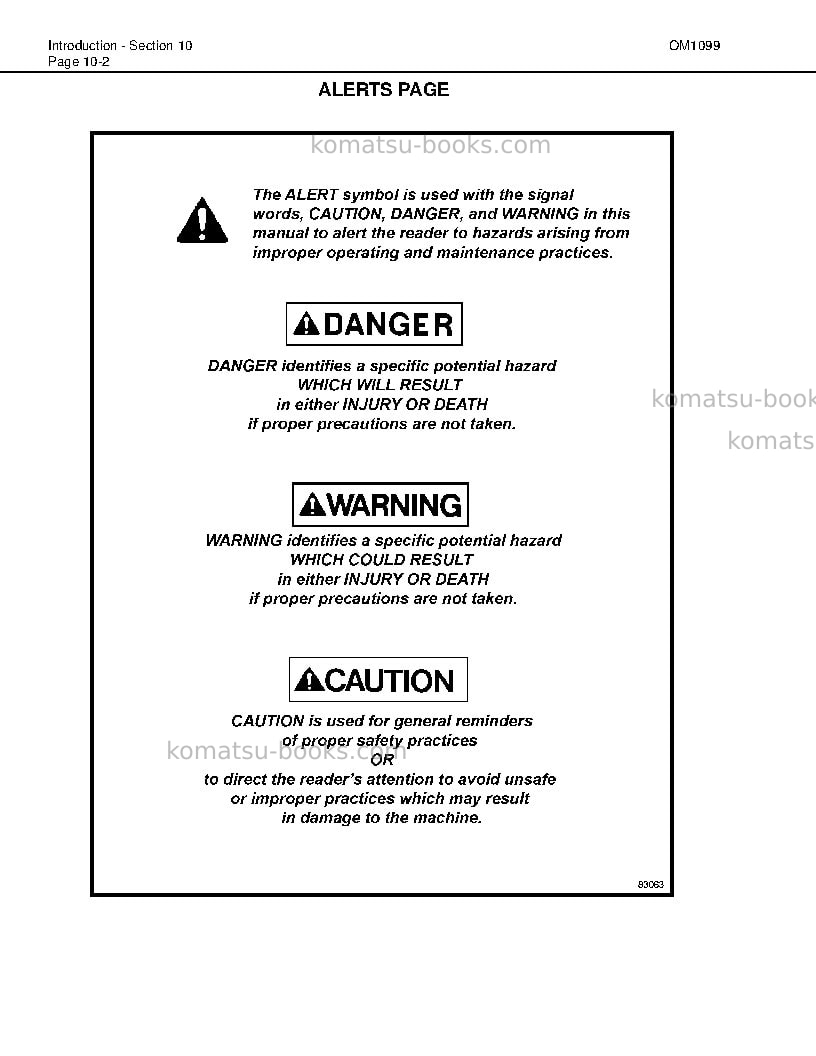 Komatsu 830e-1usa-ac Operation manual cover Page 4