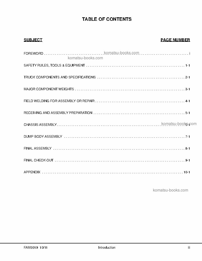 Komatsu 830e-1usa-ac 现场装配手册 封面 页 4