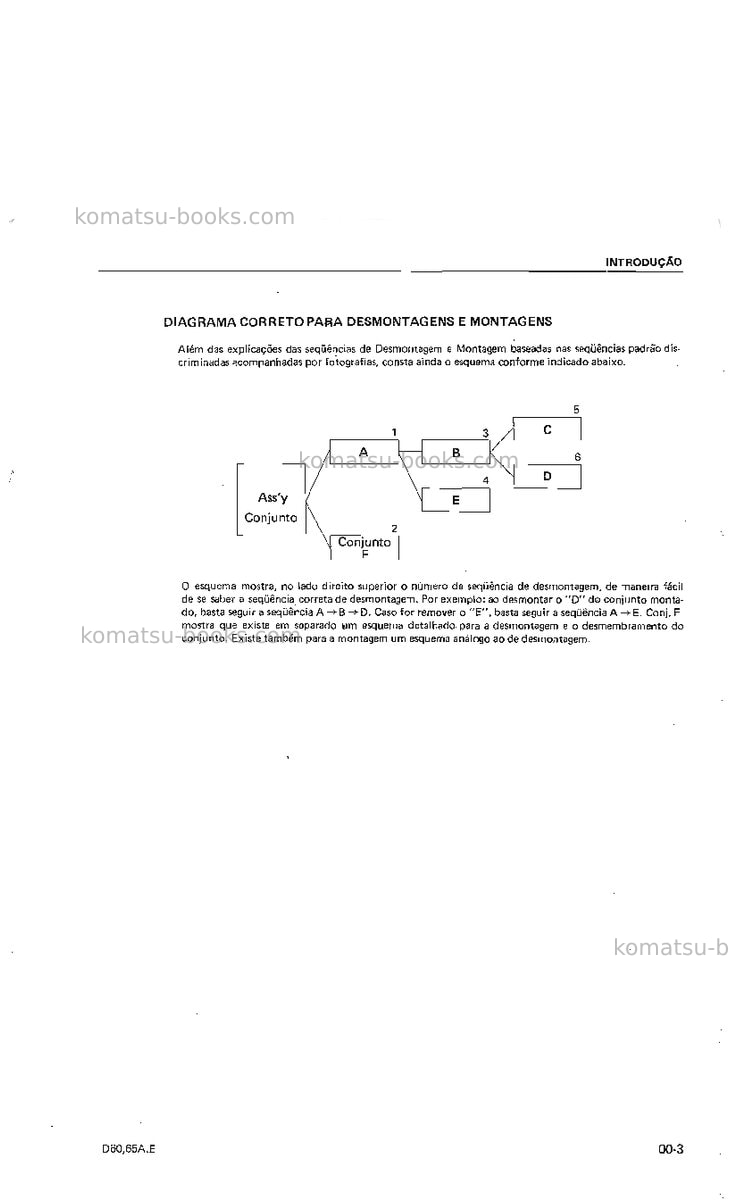 Komatsu d65a-6bra-b Reparo e manutenção capa Página 4 Komatsu d65a-6bra-b Reparo e manutenção capa Página 4
