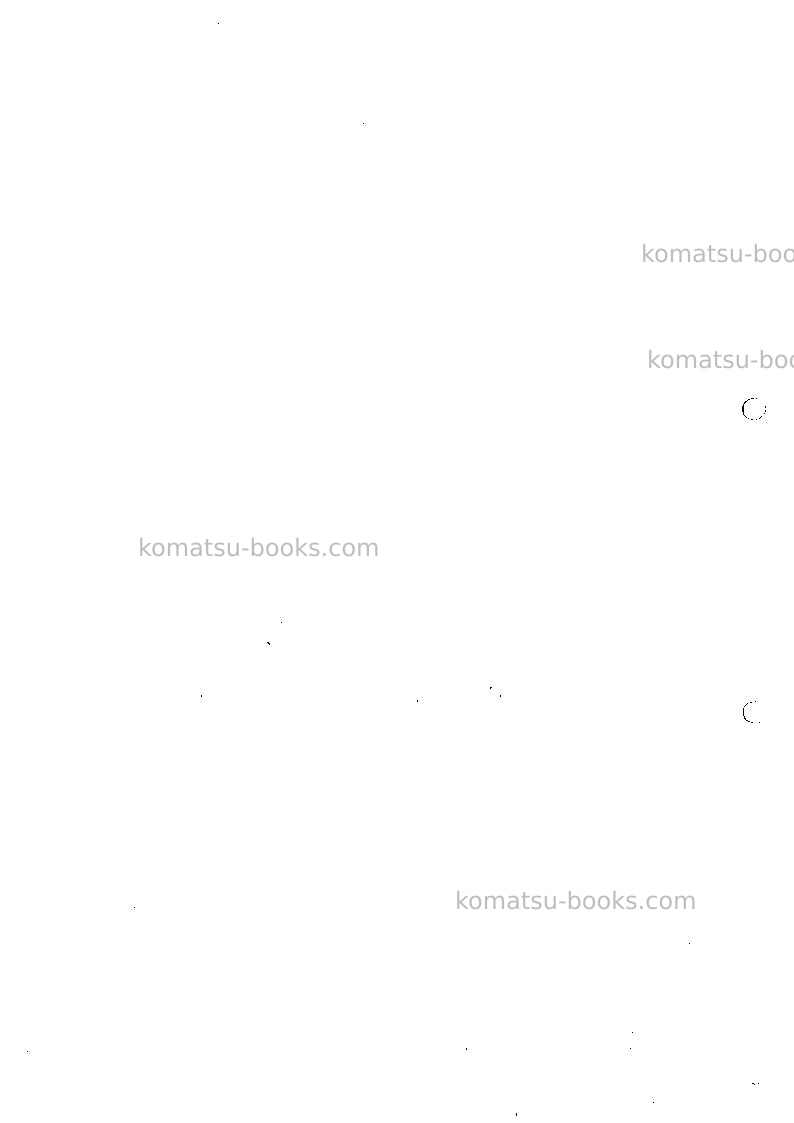 Komatsu d65e-6jpn Repair & maintenance cover Page 4