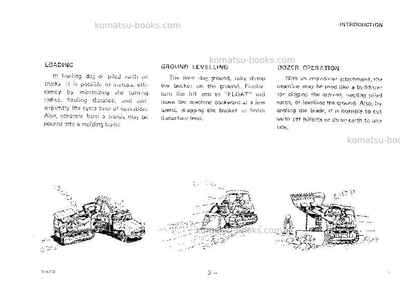 Komatsu d75s-2jpn Operation manual cover Page 4