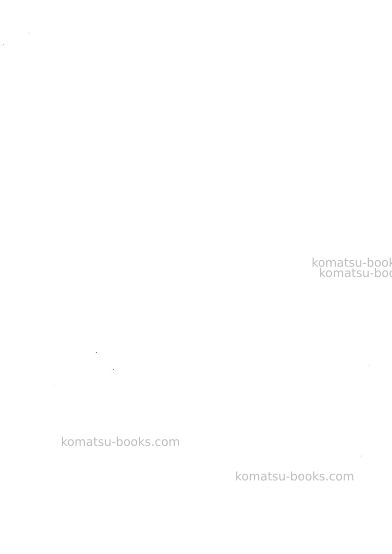 Komatsu 4d120-10jpn-js, for japan Repair & maintenance cover Page 4 Komatsu 4d120-10jpn-js, for japan Repair & maintenance cover Page 4