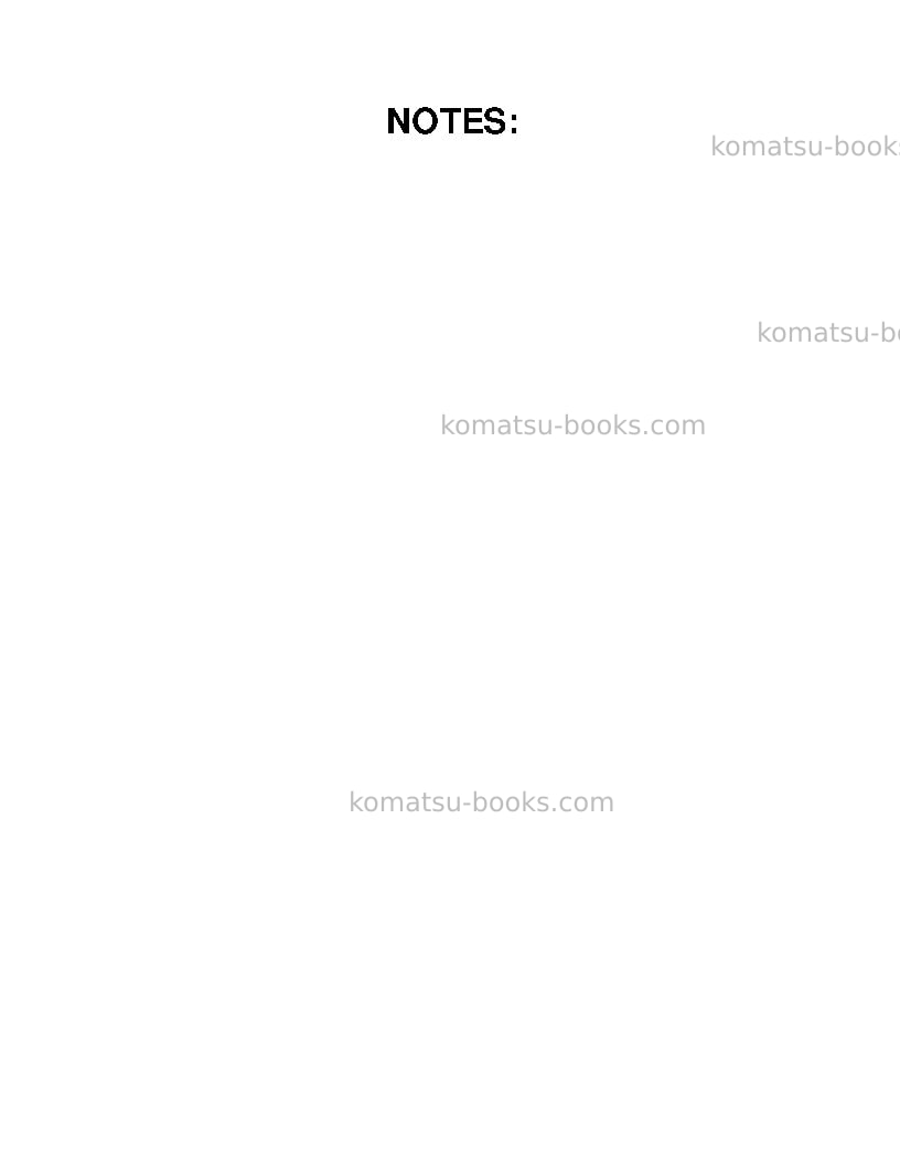 Komatsu 930e-2usa-5 Operation manual cover Page 4 Komatsu 930e-2usa-5 Operation manual cover Page 4